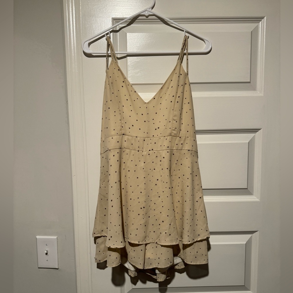 Altar’s State Star Romper with Adjustable Tie Straps - Large